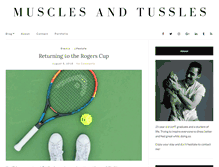 Tablet Screenshot of musclesandtussles.com